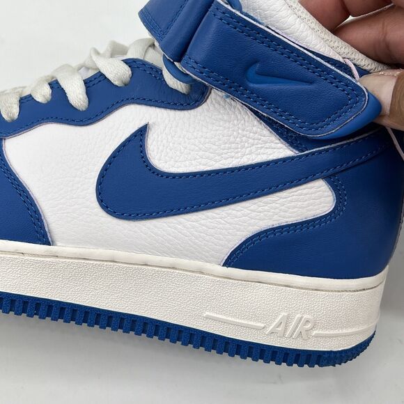 Nike WMNS Air Force 1 ‘07 Mid Military Blue White Purple Women's 9 DX3721 100 - Picture 10 of 15